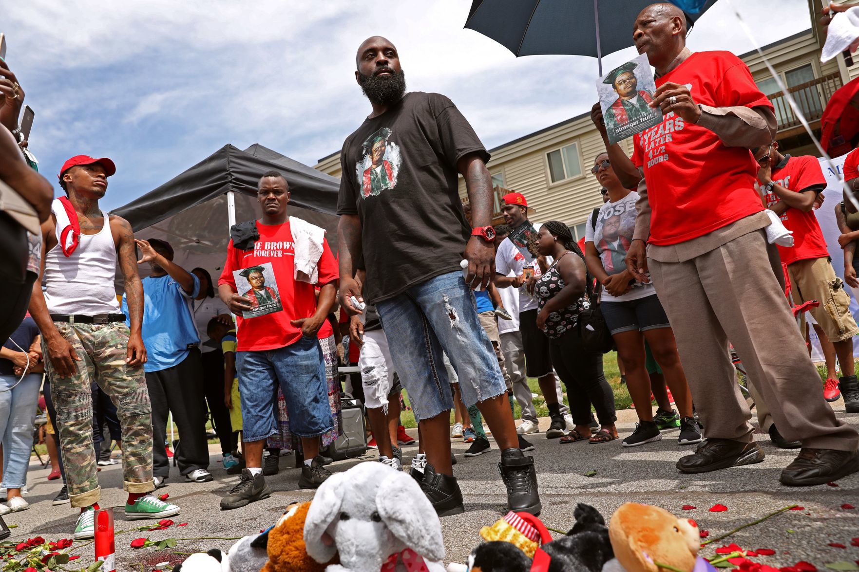 Fourth anniversary of Ferguson police shooting of Michael Brown Jr.